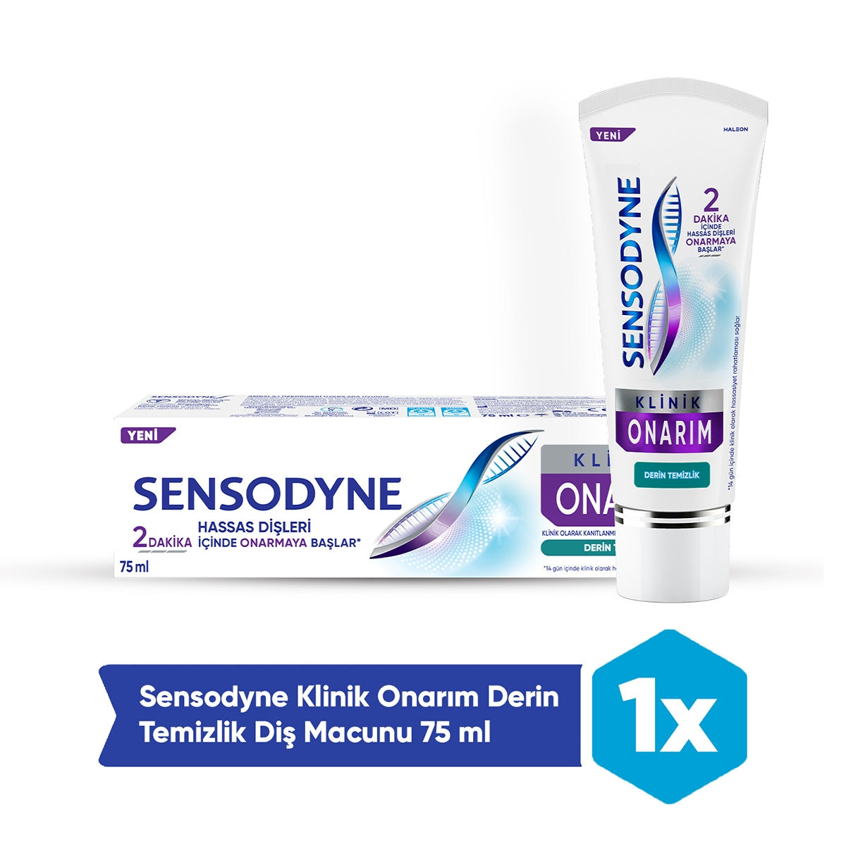 Klinik Onarım Derin Temizlik Diş Macunu 75 ml