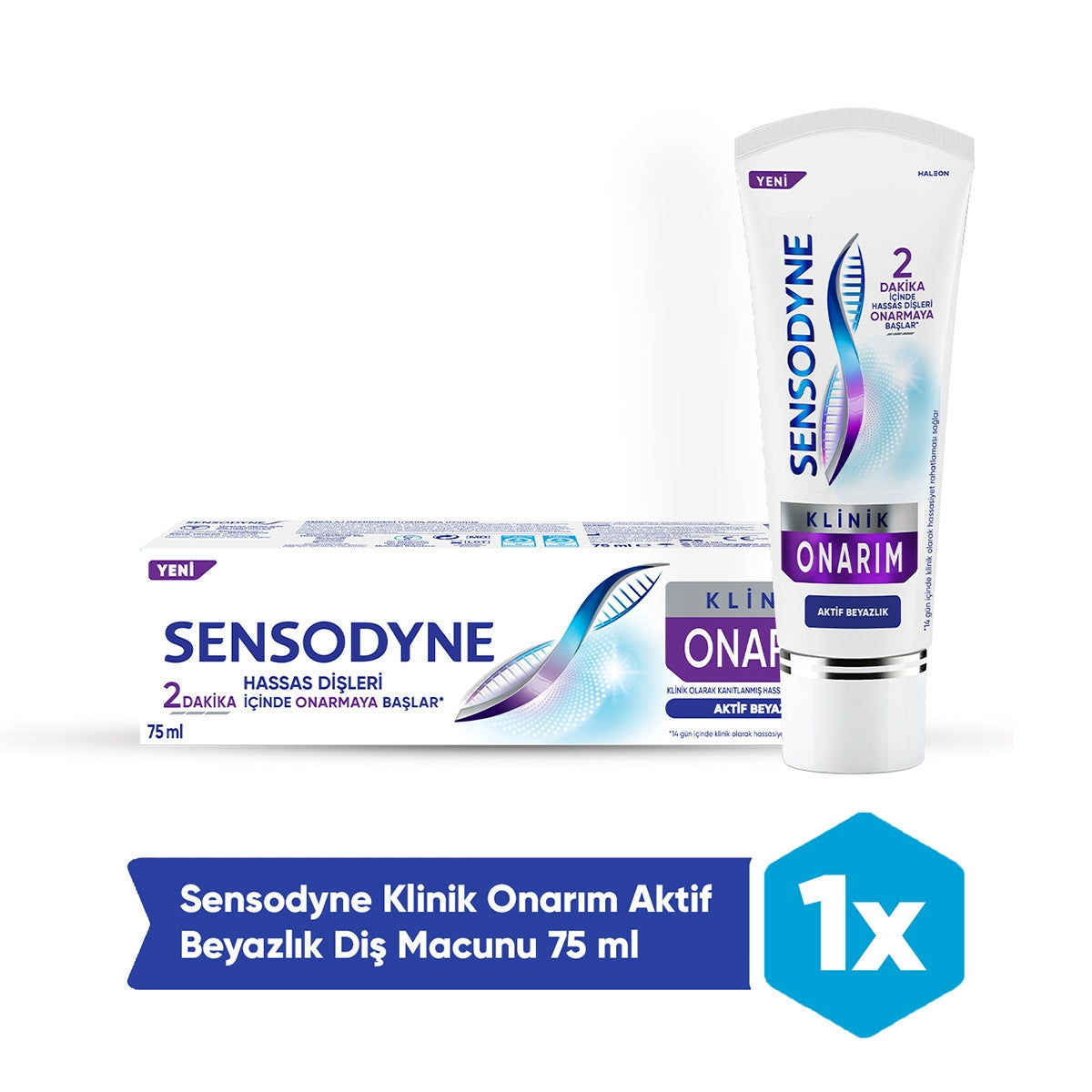 Klinik Onarım Aktif Beyazlık 75 ml