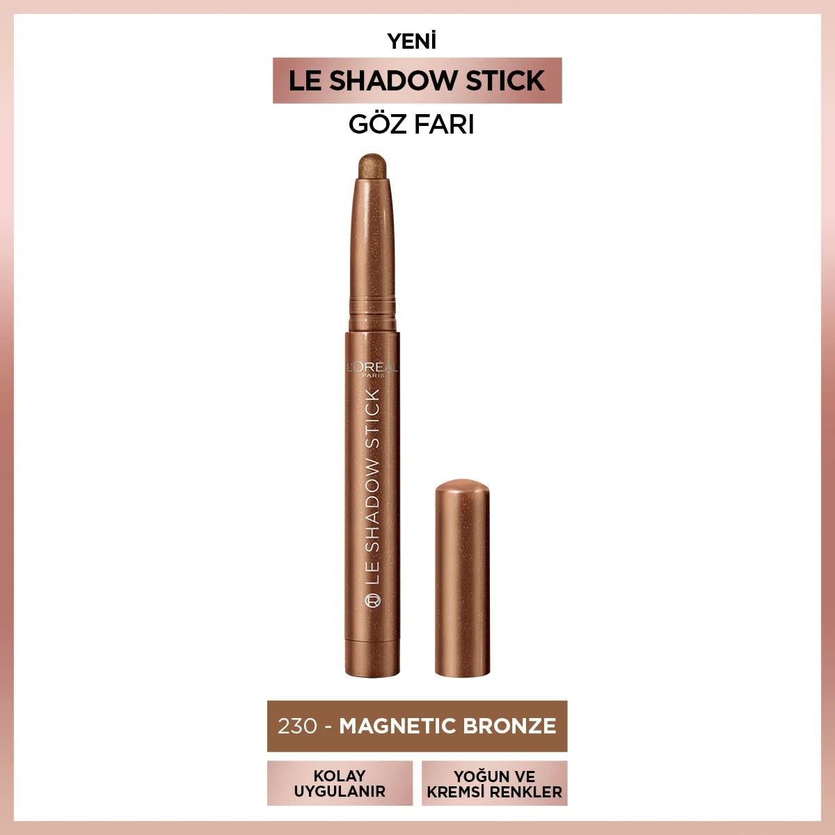 LOREAL PARIS Le Shadow Stick Far- Magnetic Bronze