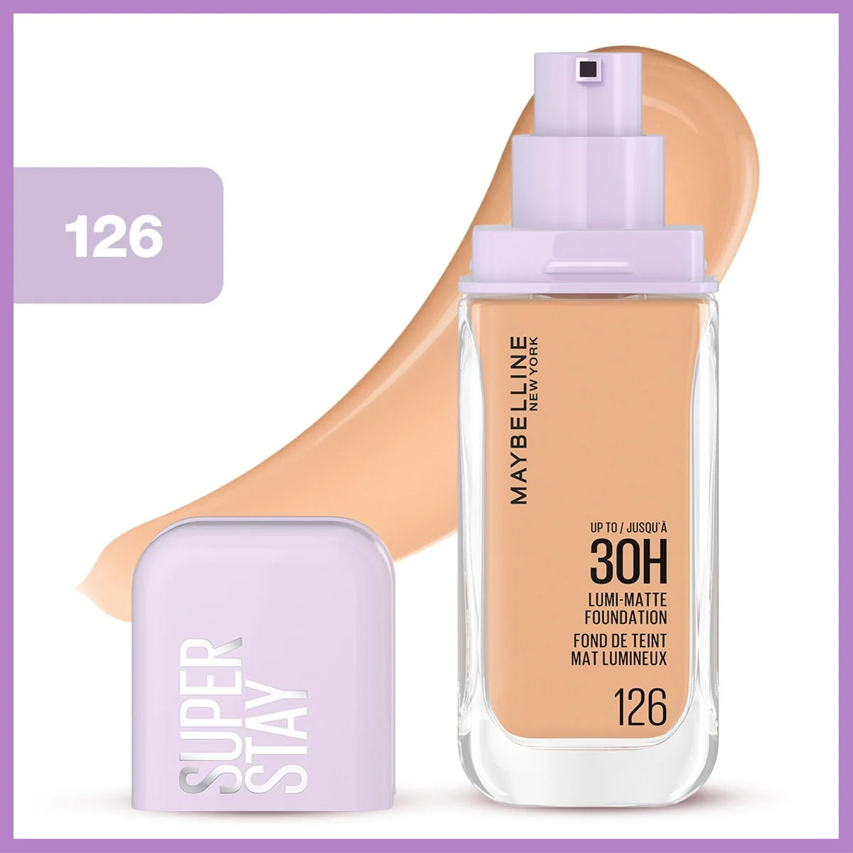 MAYBELLINE Fondöten Super Stay Lumi Matte- 126
