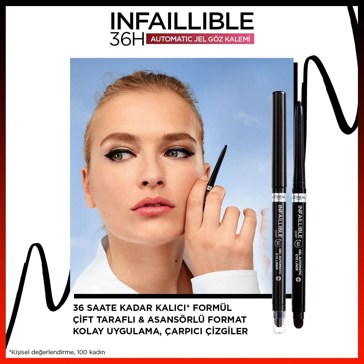 Loreal Paris Infaillable Jel Göz Kalemi No 12 Velvet Bordeaux