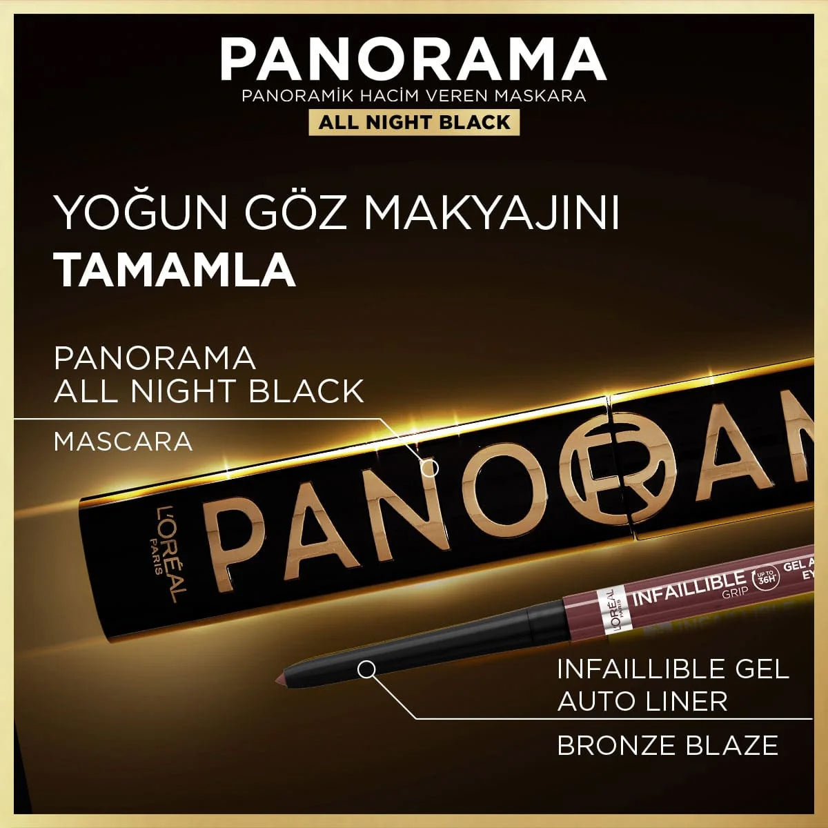 Loreal Paris Panorama All Night Maskara