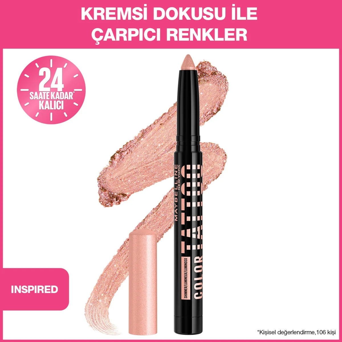 Maybelline New York Color Tattoo 24H Eye Stix Göz Farı - Inspired
