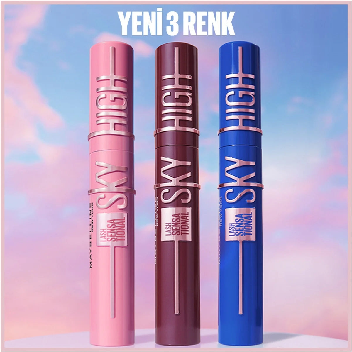 MAYBELLINE Lash Sensational Sky High Maskara - Burgundy Haze