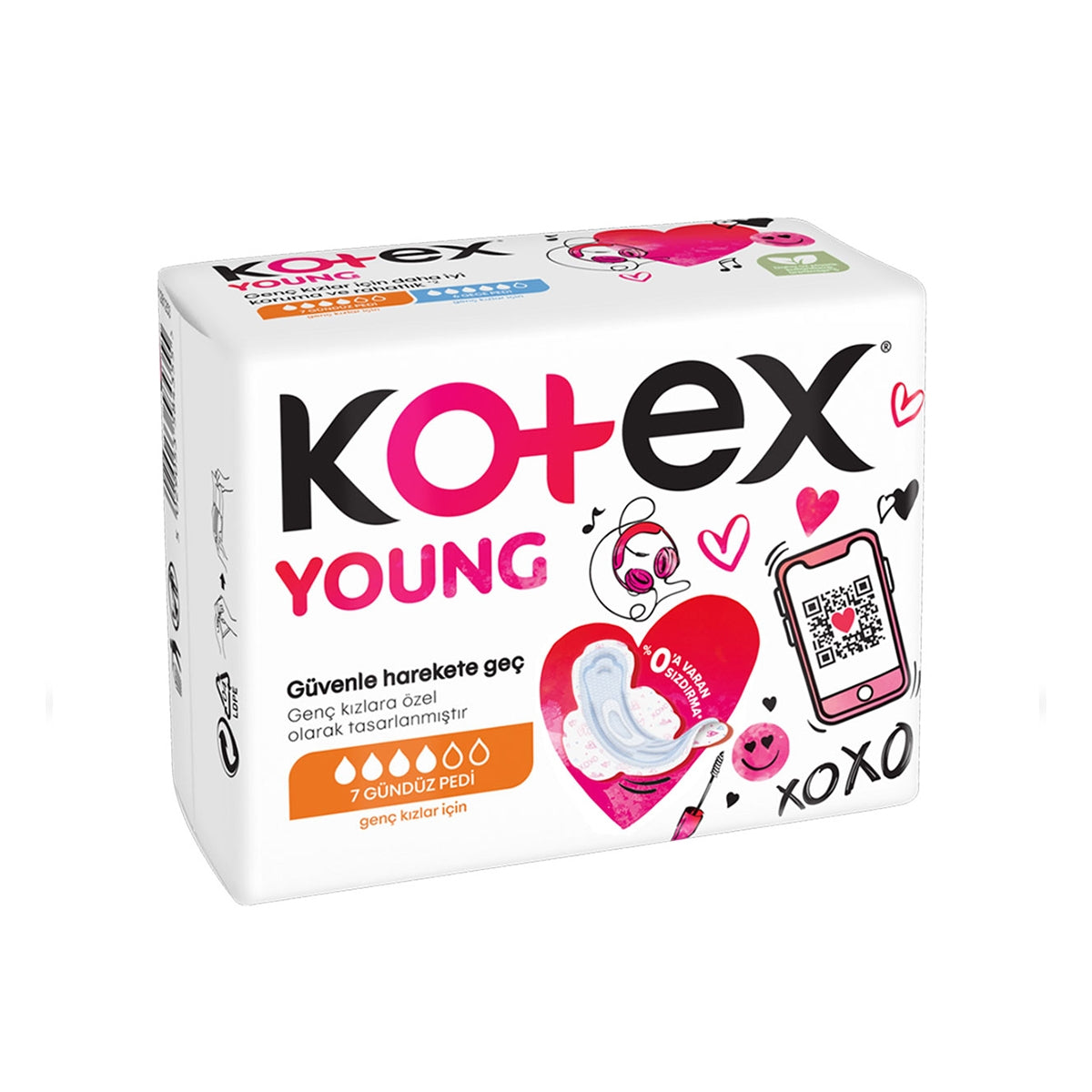 Kotex Young Hijyenik Ped Tekli 7'Li