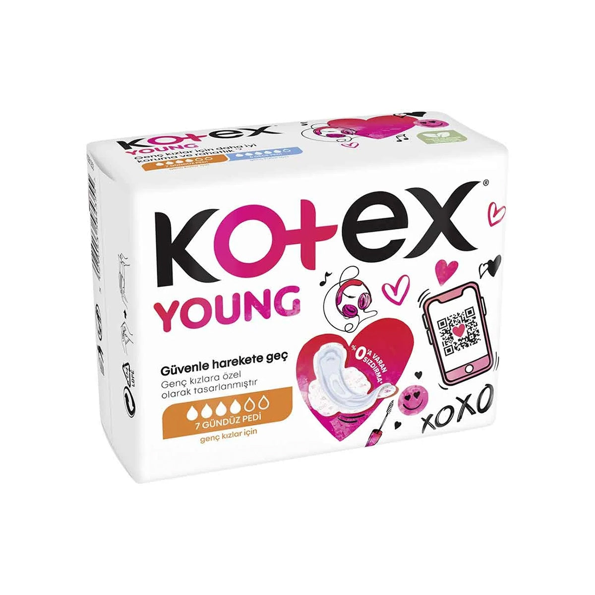 Kotex Young Hijyenik Ped Tekli 7'Li
