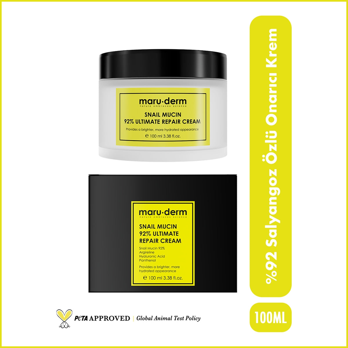 %92 Salyangoz Özlü Onarıcı Krem 100 ml