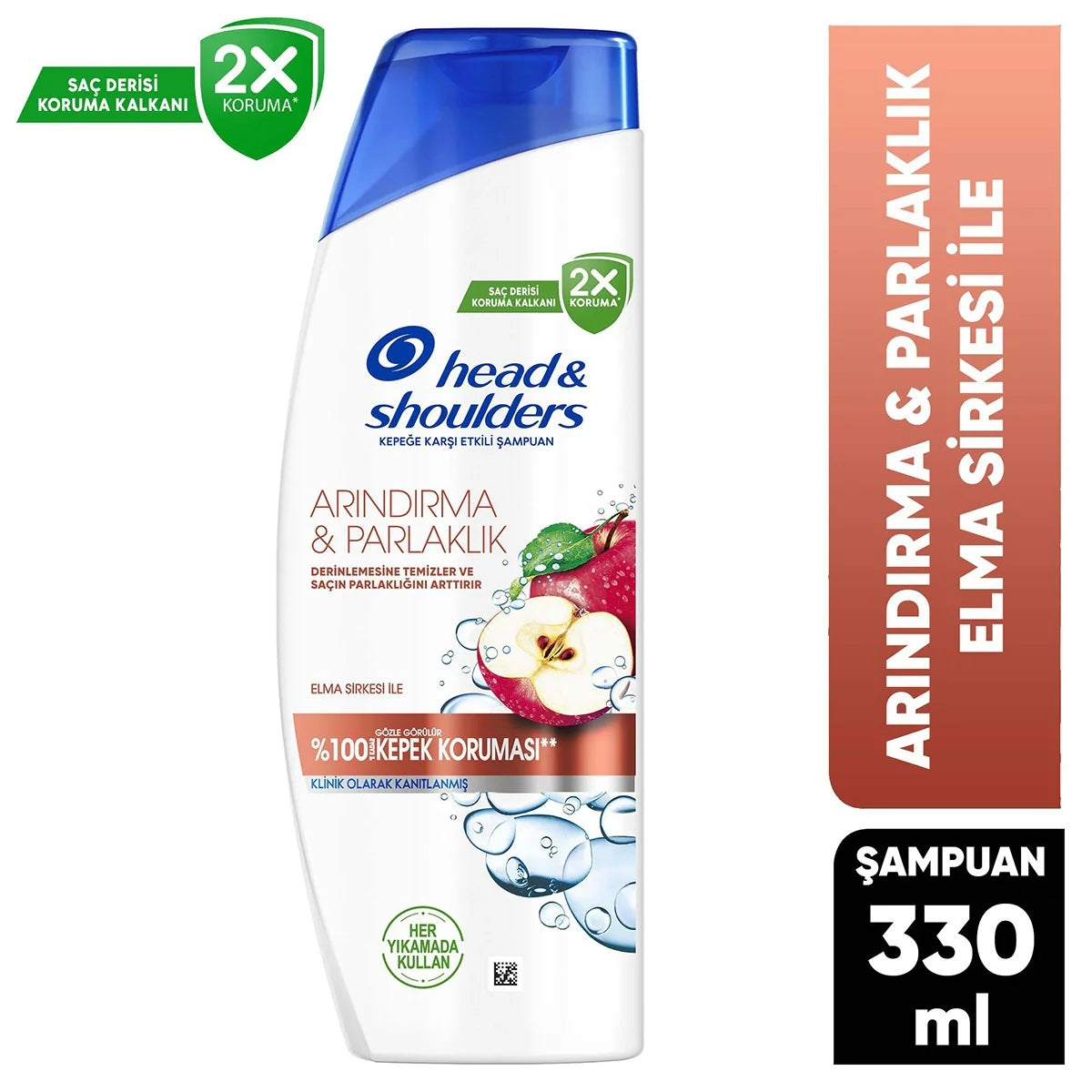 Arındırma ve Parlaklık Elma Sirkeli Şampuan 330 ml