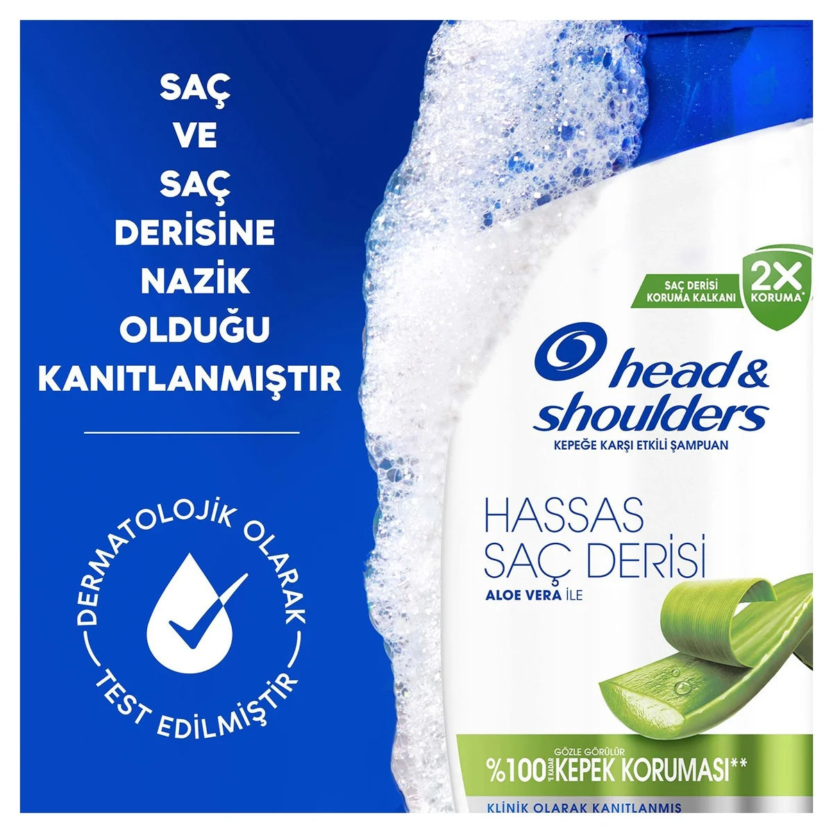 Hasas Saç Derisi Bakımı Aloe Vera Şampuan 330 ml