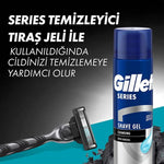 GİLLETTE MAHC3 CHARCOAL TIRAŞ MAK. + CHARCOAL TIRAŞ JELİ 200 ML+ ÇANTA
