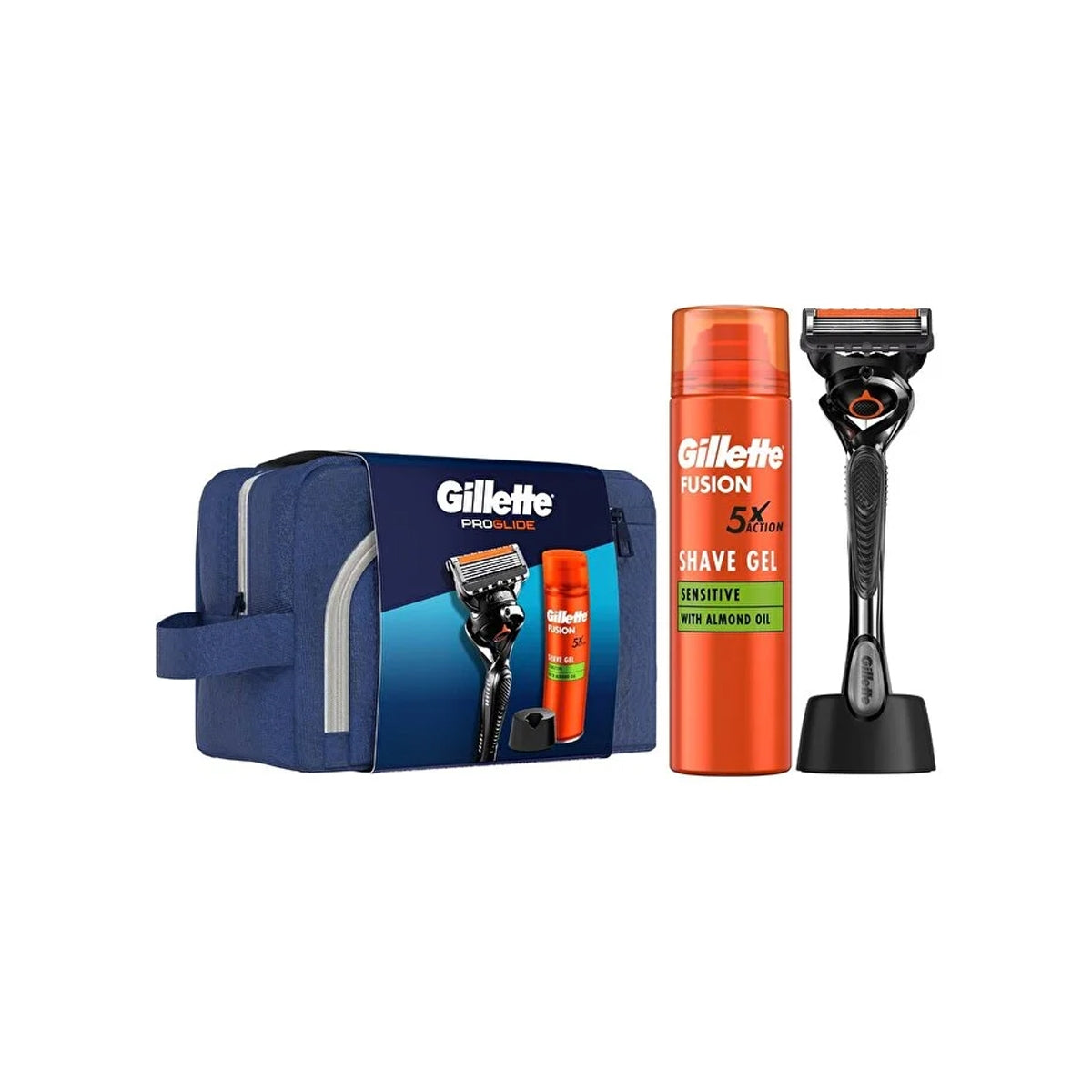 GILLETTE FUSION PROGLIDE TIRAS MAK + TIRAS BICAK +CANTA
