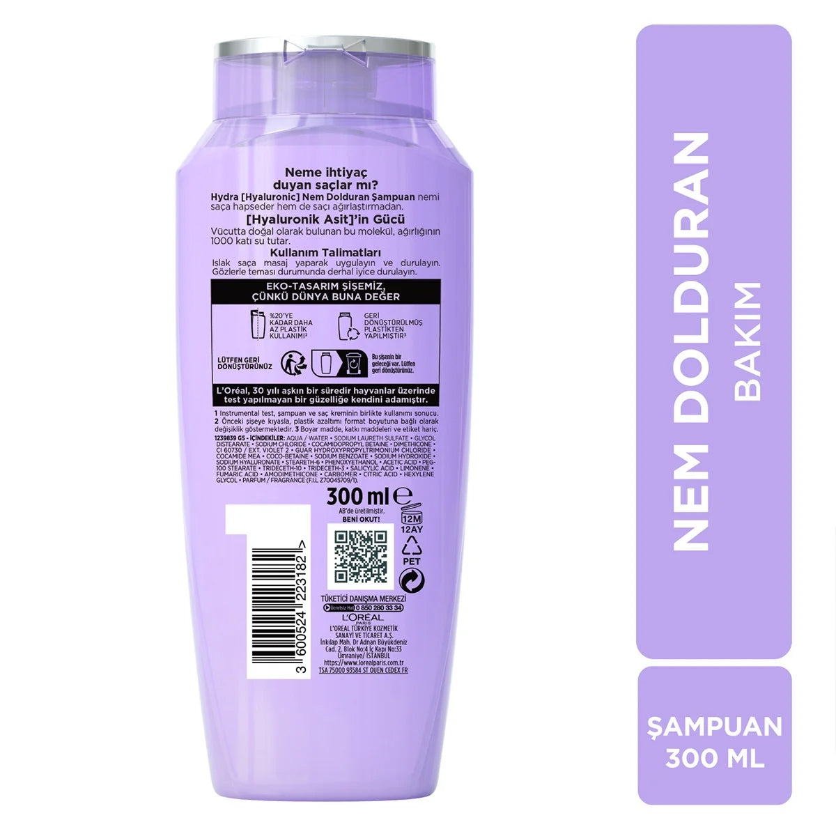 Hyaluronic Nem Şampuan 300 Ml
