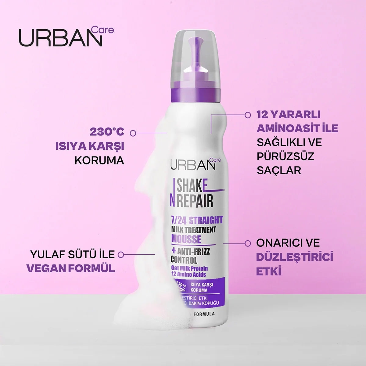Shake N Repair Düzleştirici Etkili Saç Bakım Köpüğü 150 Ml

