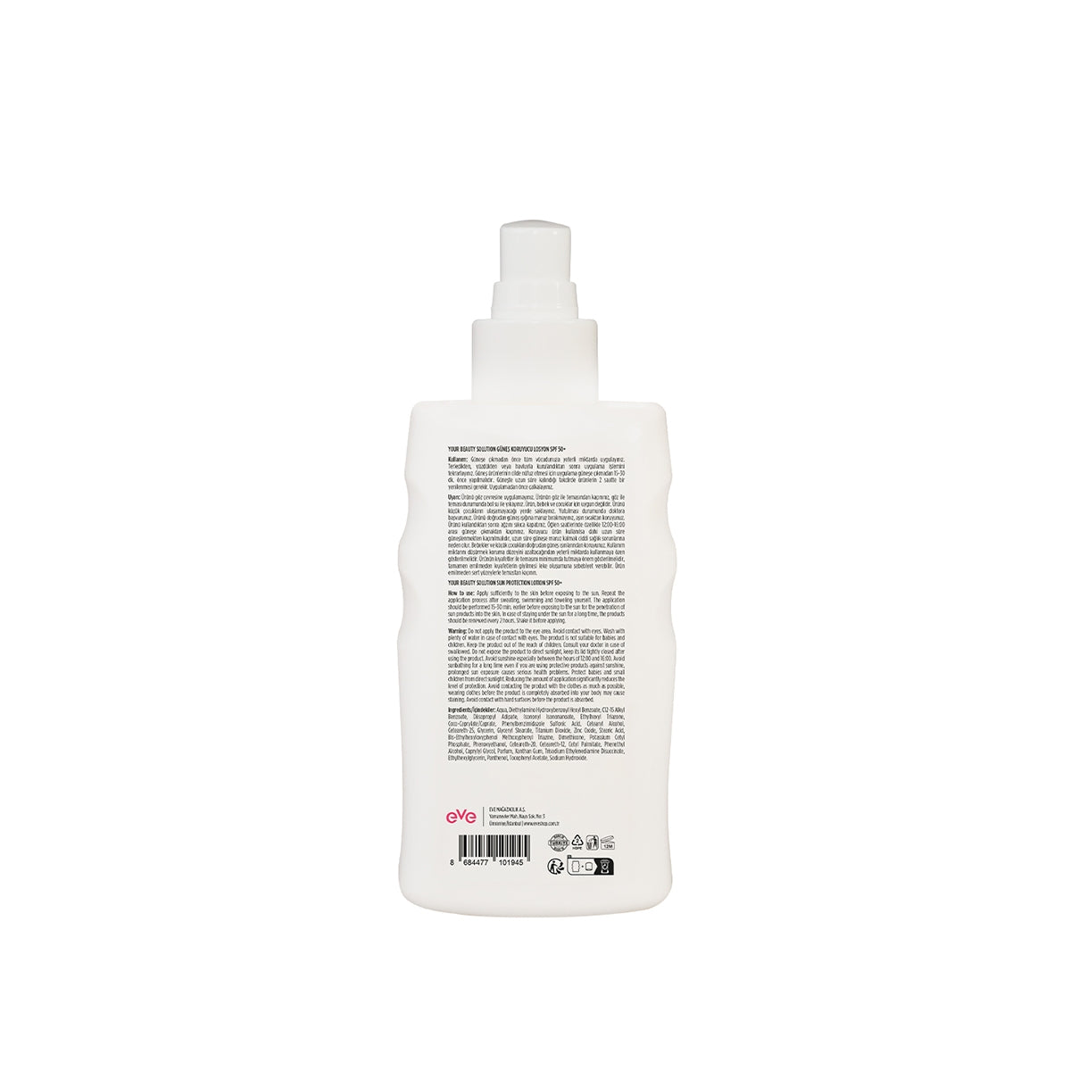 SPF 50 Güneş Koruyucu Losyon 200ML