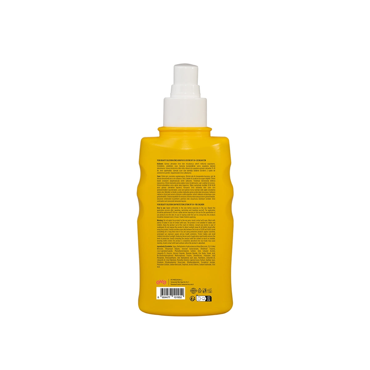 SPF50 Çocuk Güneş Koruyucu Losyon 200Ml