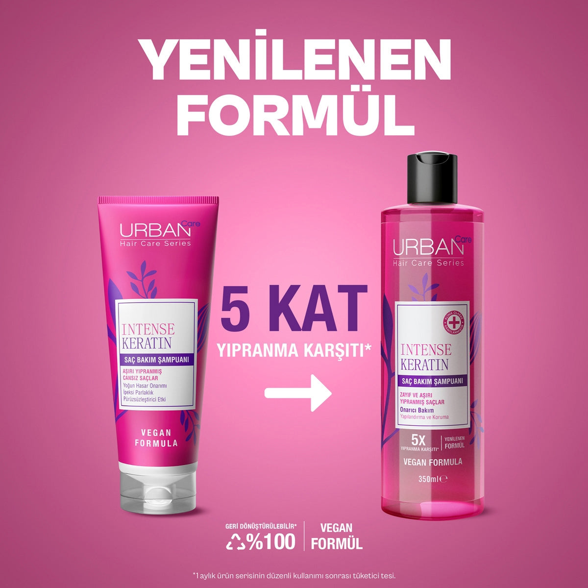 Intense ve Keratin Şampuan 350 ml