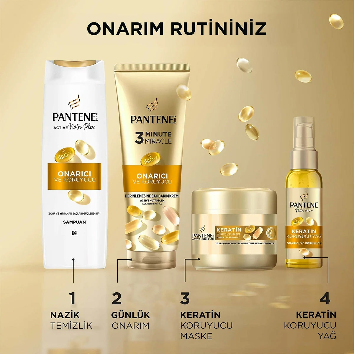 Pantene Saç Serumu Onarıcı 220 Ml
