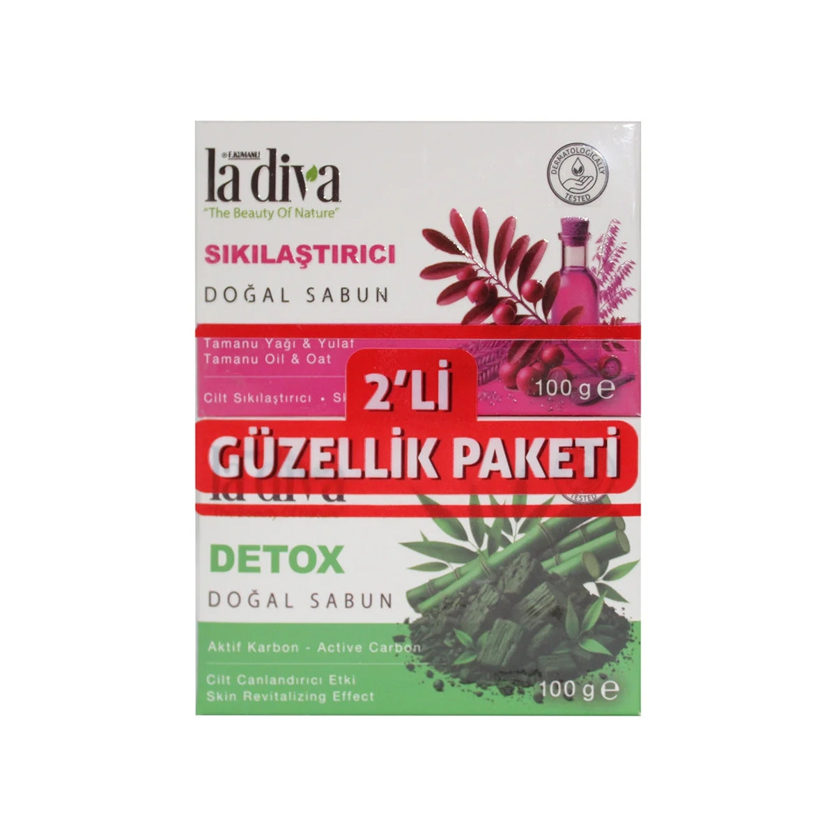 Katı Sabun Detox 100 Gr + Sıkılaştırıcı 100 Gr
