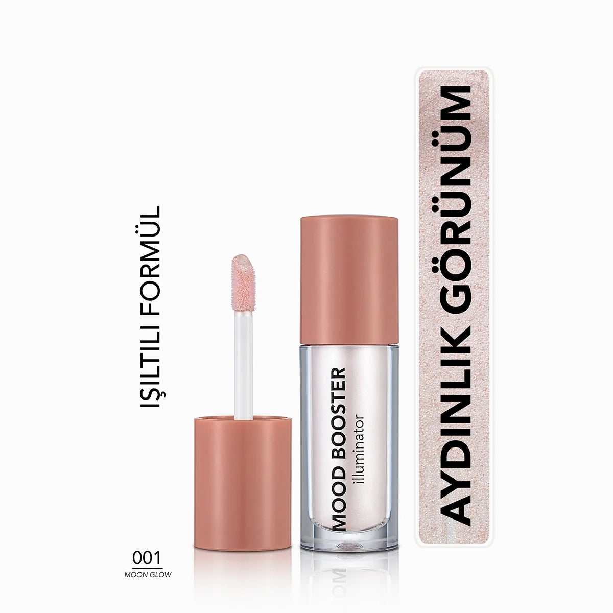 Mood Booster Hafif Yapılı - Kremsi Dokulu Likit Aydınlatıcı 001-
Moon Glow