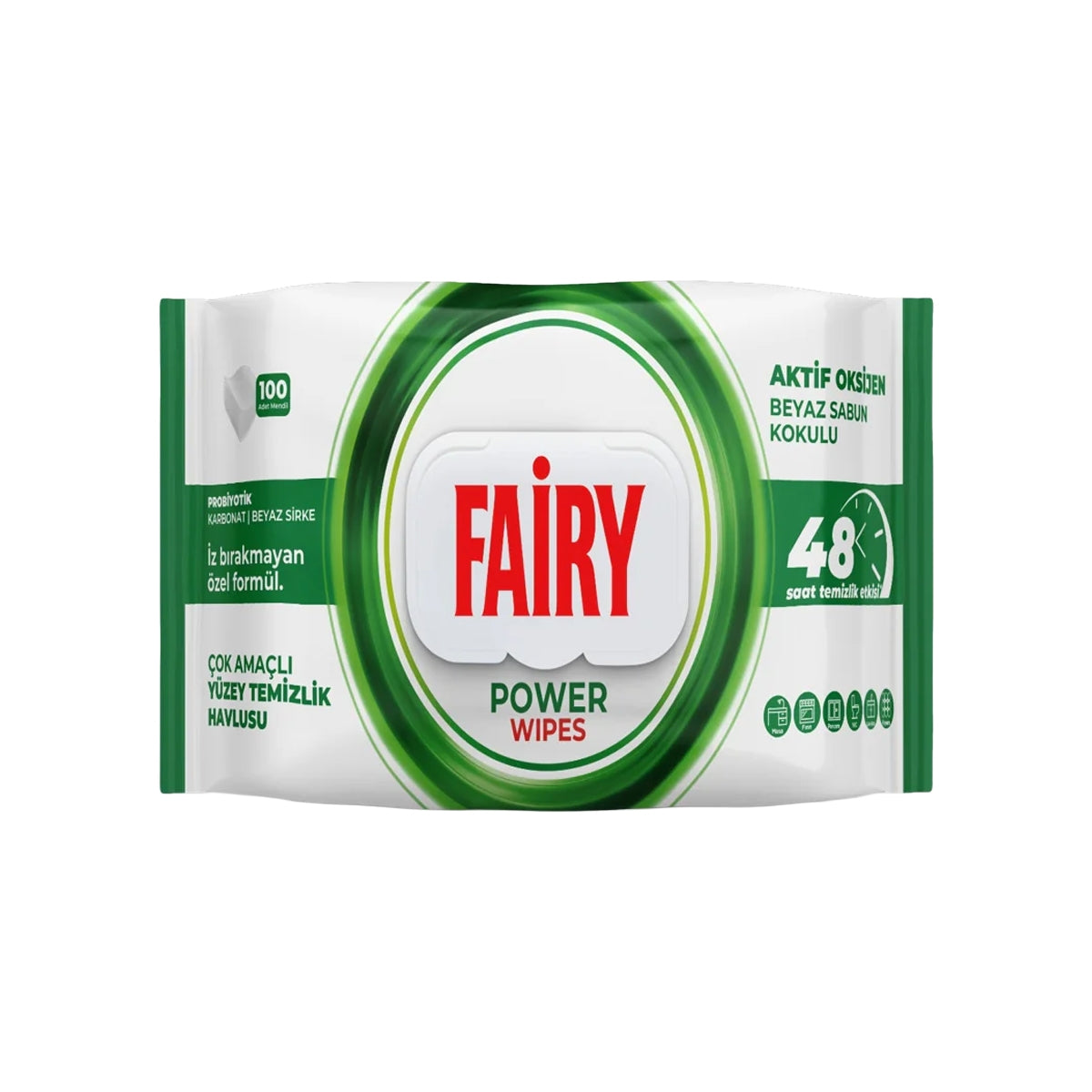 FAİRY Power Wıpes Yüzey Temizlik Havlusu 100'lü
