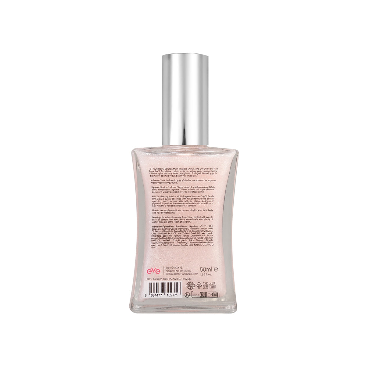 Your Beauty Solutıon Pink Shimmer Dry Oil 50ML