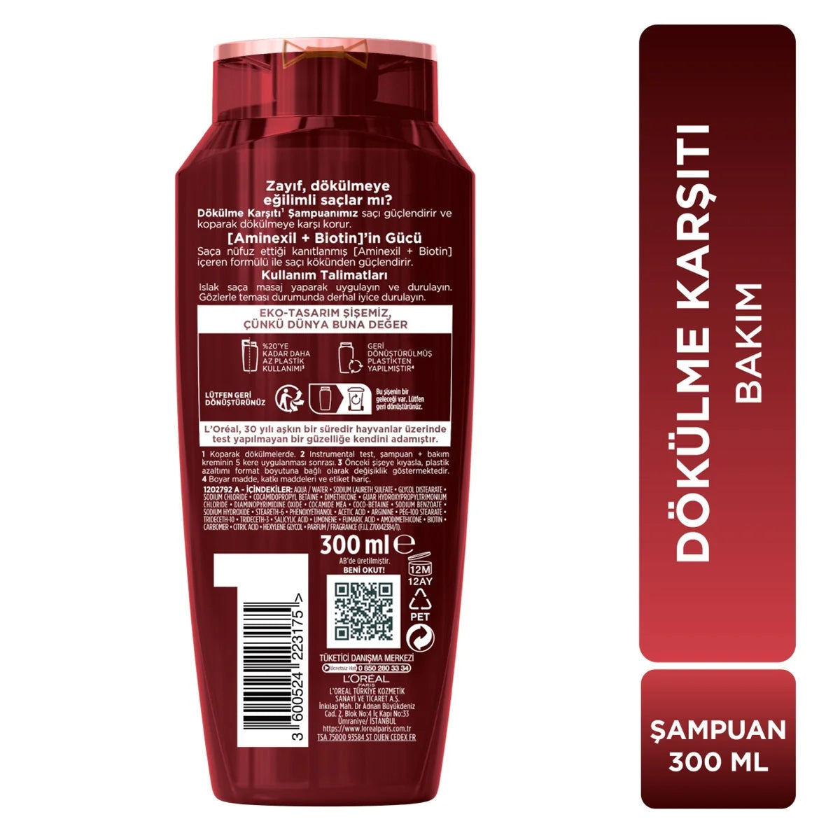 Şampuan Komple Direnç Dökülme Karşıtı 300 ML
