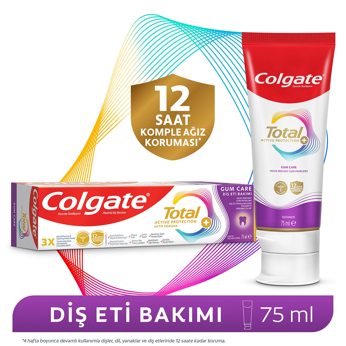 COLGATE Total Koruma Diş Eti Sağlığı Diş Macunu 75 ml