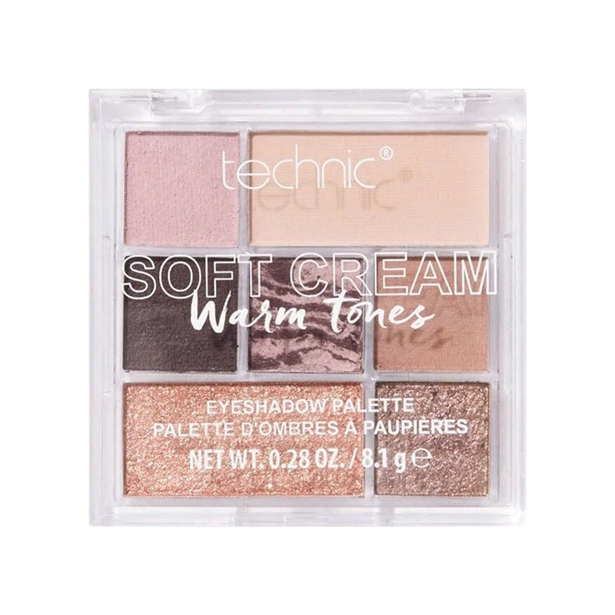 SOFT CREAM WARM TONES 7'Lİ FAR PALETİ