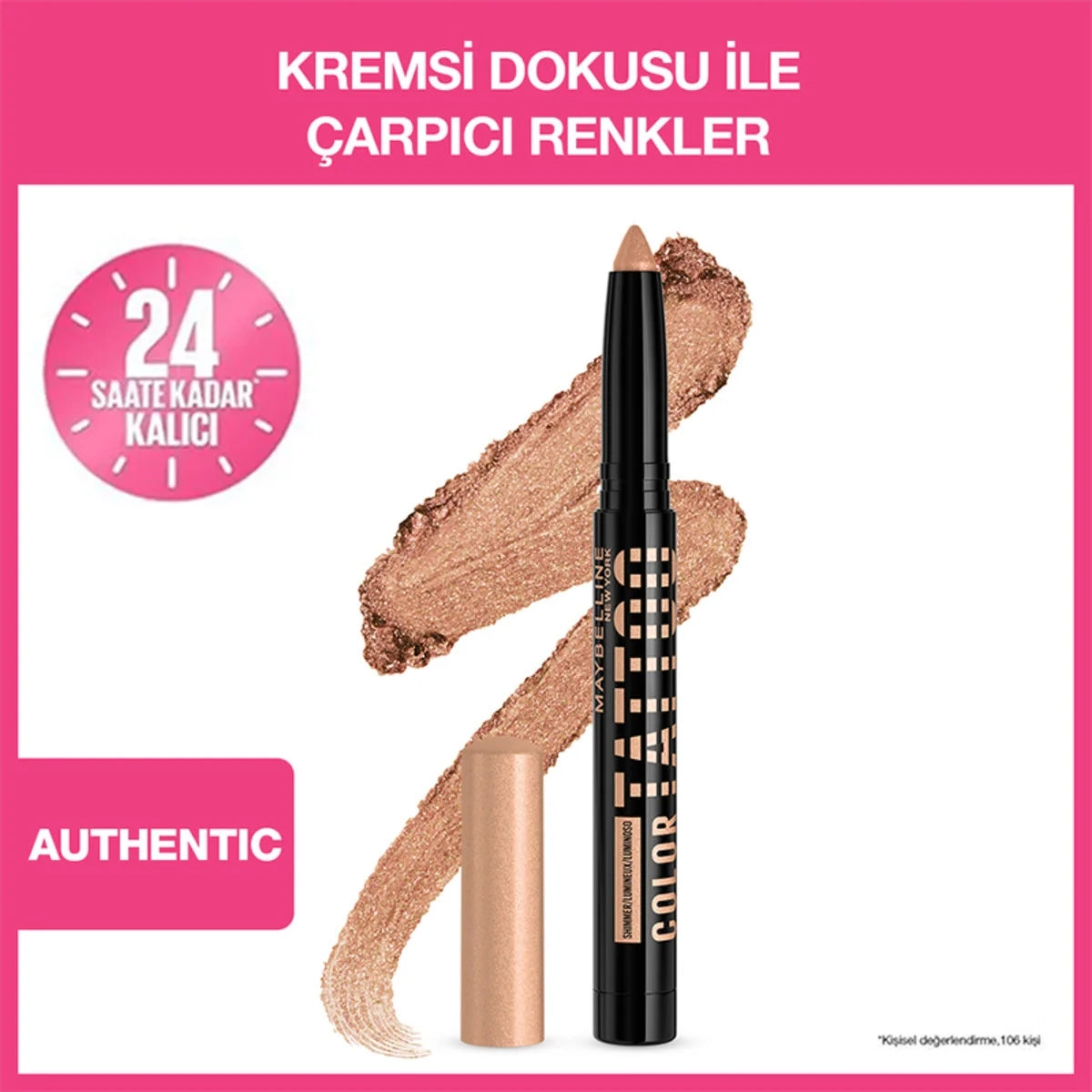 Maybelline New York Color Tattoo 24H Eye Stix Göz Farı - I am Authentic