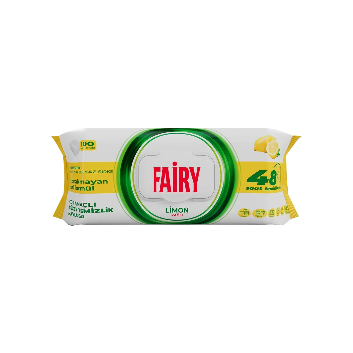 FAİRY Limon Yağlı Yüzey Temizlik Havlusu 100 'lü