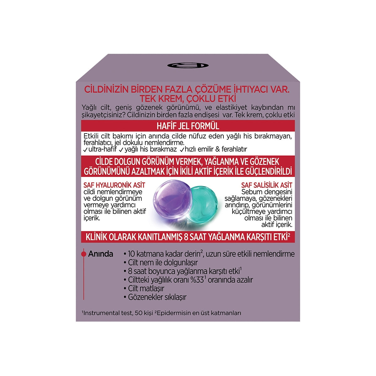 Revitalift Filler Yağlanma Karşıtı Nemlendirici Jel Krem 50 ml