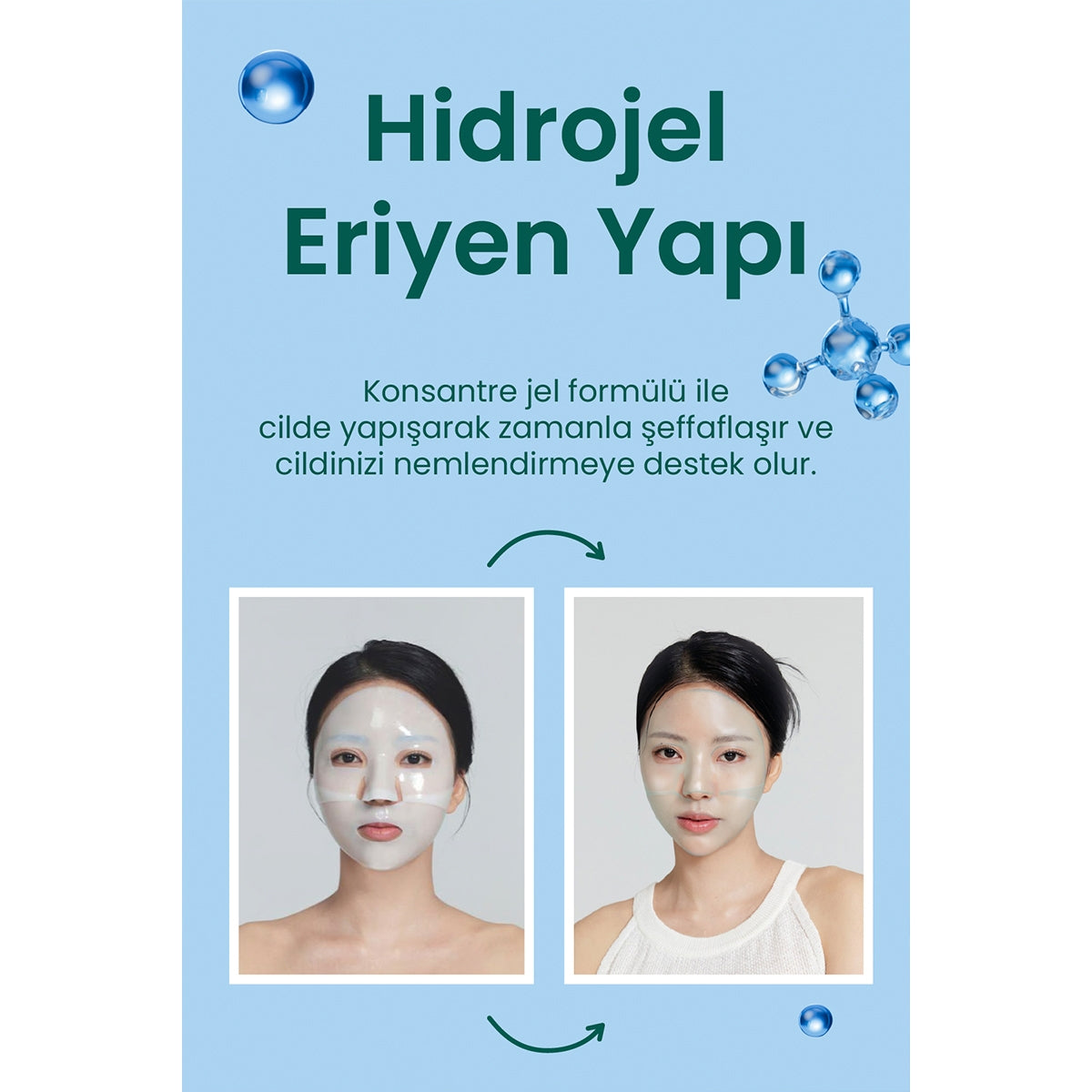 Seoul Hyaluronic Hydrogel Eriyen Yüz Maskesi