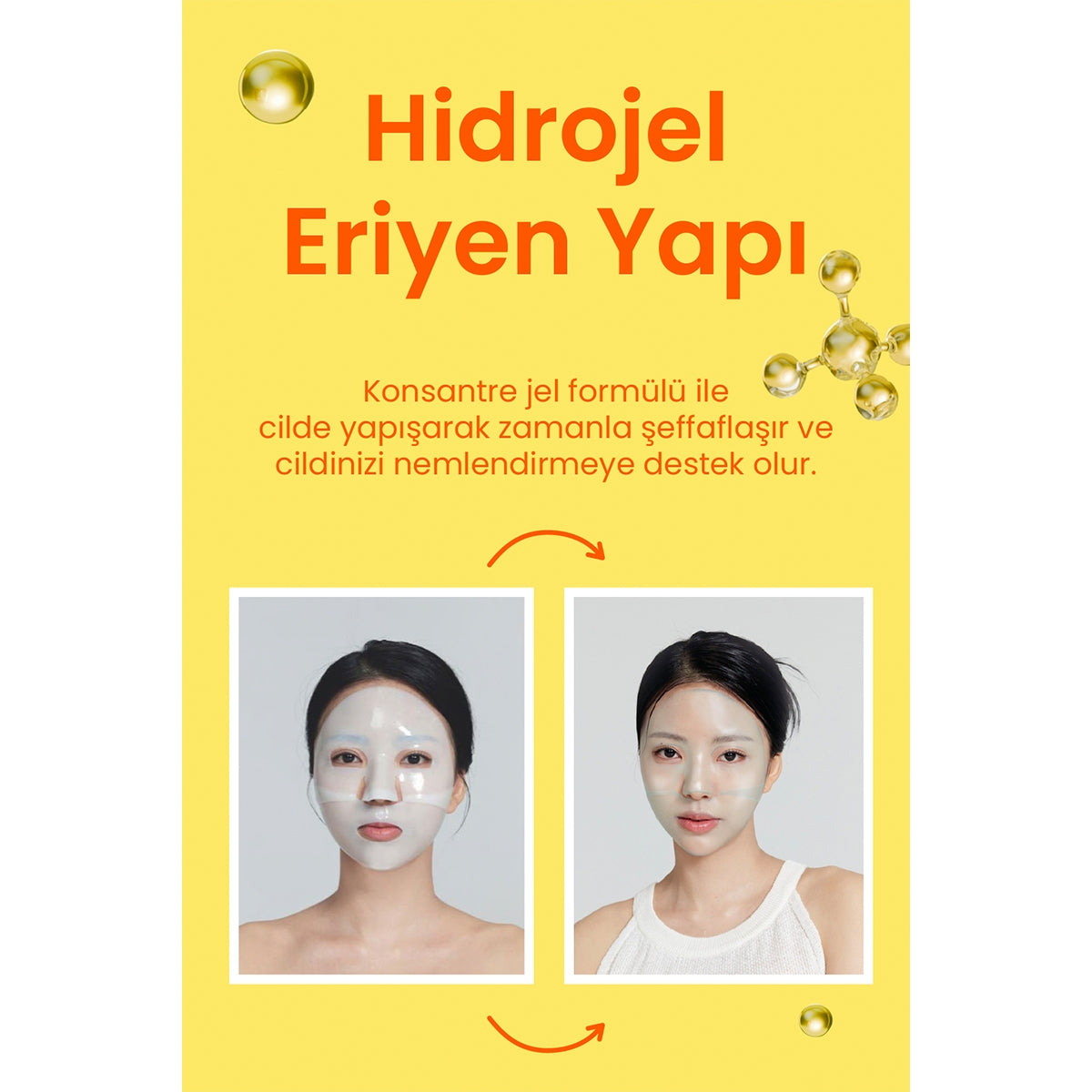 Seoul Vitamin Hydrogel Eriyen Yüz Maskesi

