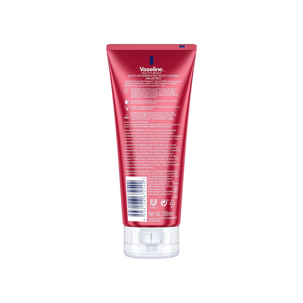 Gluta-Hya Serum Etkili Vücut Losyonu Sıkılaştırıcı 200 ml
