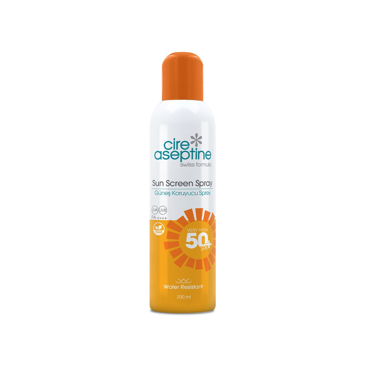 Şeffaf Aeresol Güneş Spreyi SPF50 200 ml