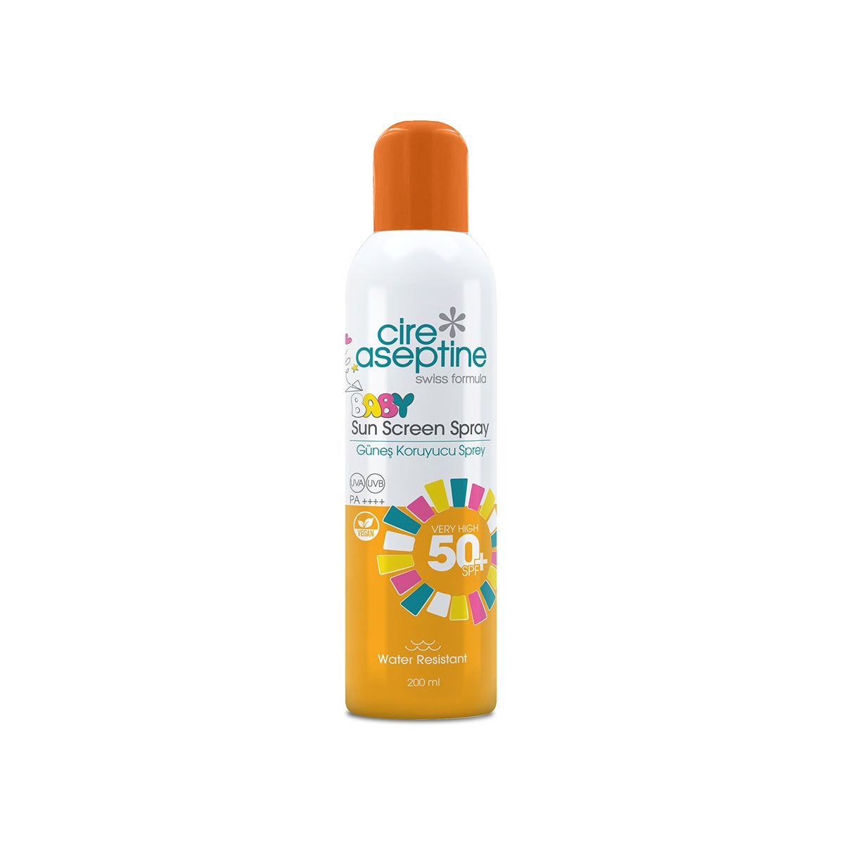 Şeffaf Aeresol Çocuk Güneş Spreyi SPF50 200 ml