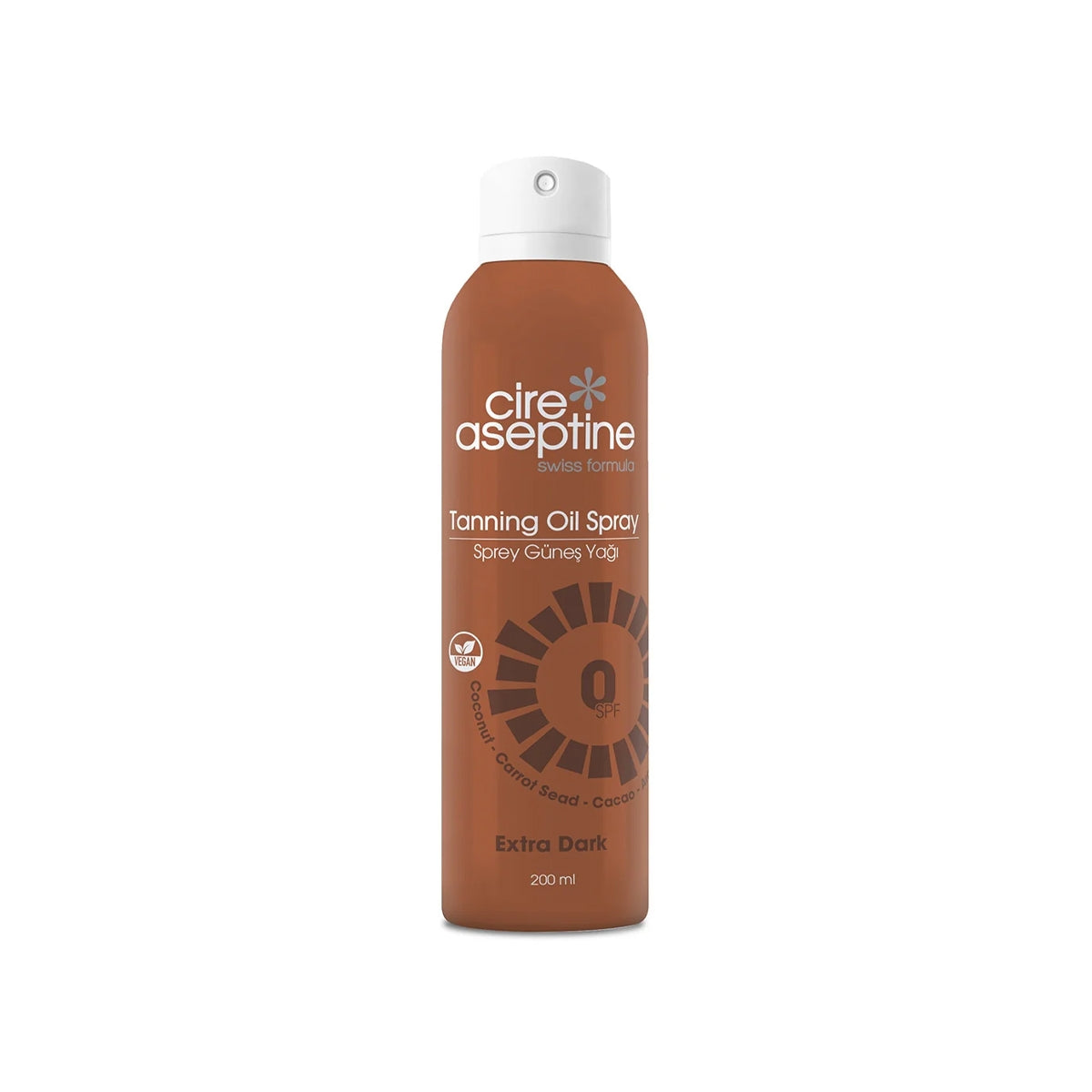 Şeffaf Aeresol Güneş Yağı SPF0 200 ml