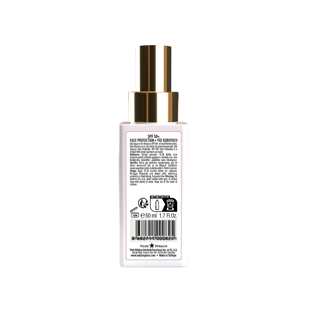 Leke Karşıtı Yüz Güneş Kremi SPF50 50 ml