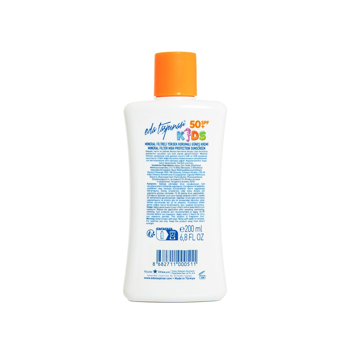 Çocuk Güneş Kremi SPF50+ 200 ml