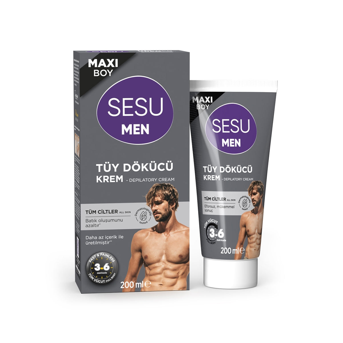 SESU MEN Tüy Dökücü Krem 200 ml