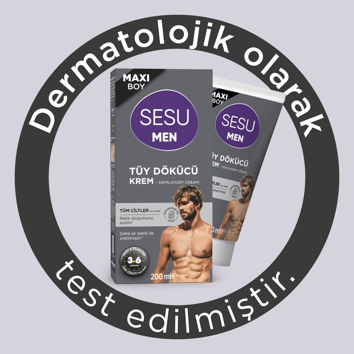 SESU MEN Tüy Dökücü Krem 200 ml