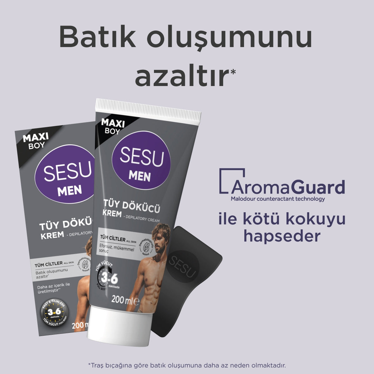 SESU MEN Tüy Dökücü Krem 200 ml
