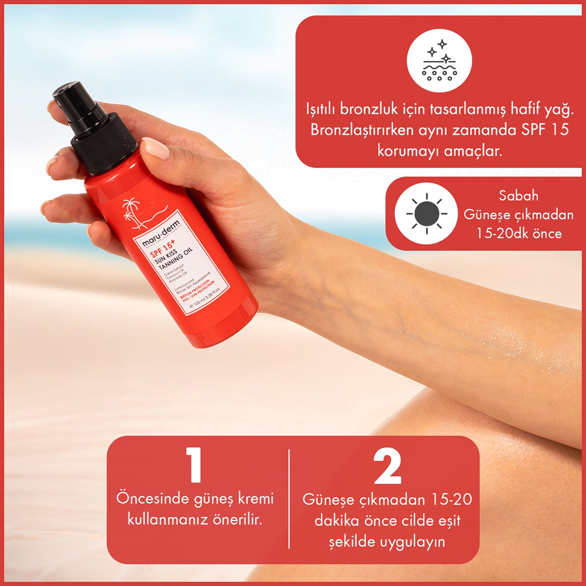 Sun Kiss Güneş Yağı SPF15 100 ml