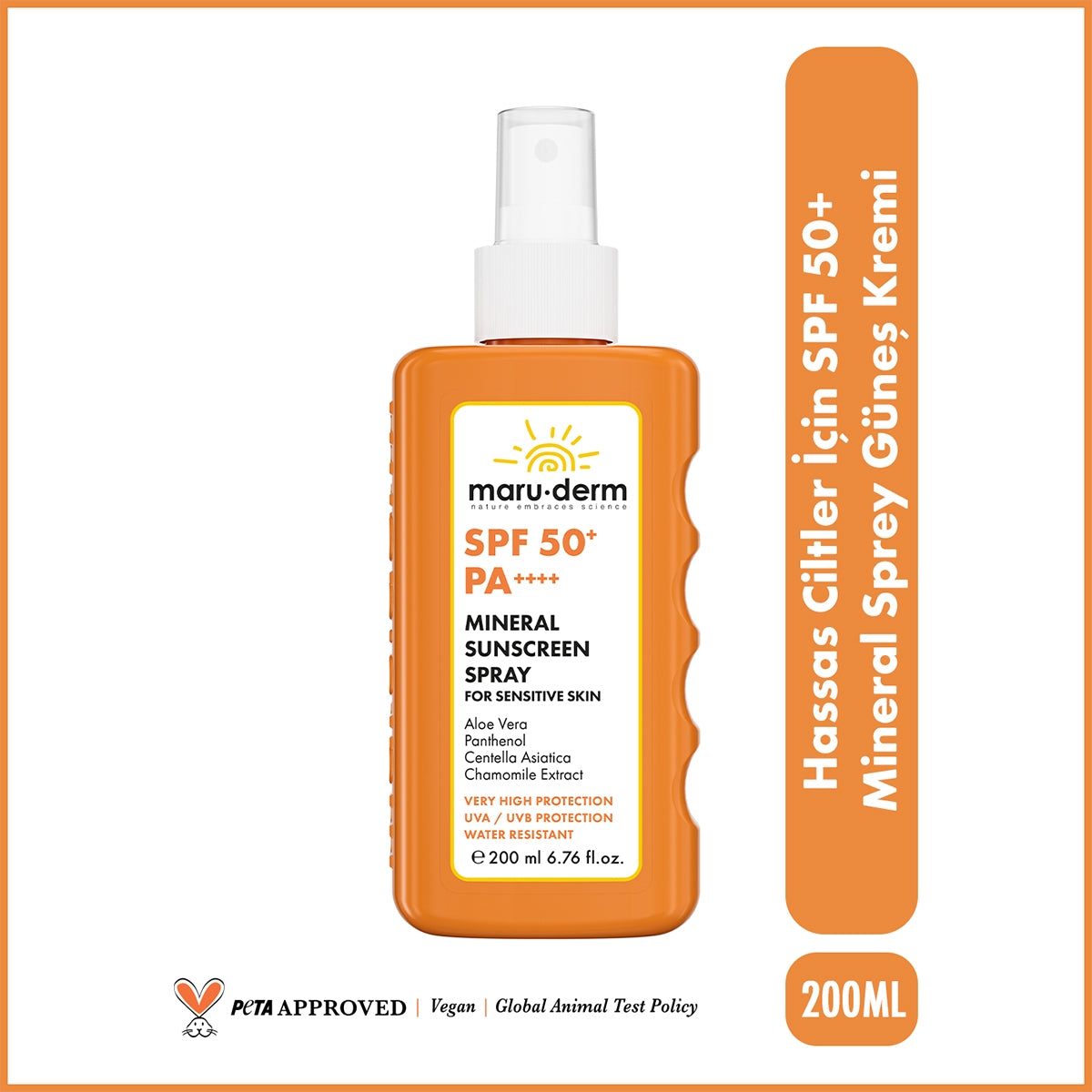 Mineral Güneş Spreyi SPF50 200 ml