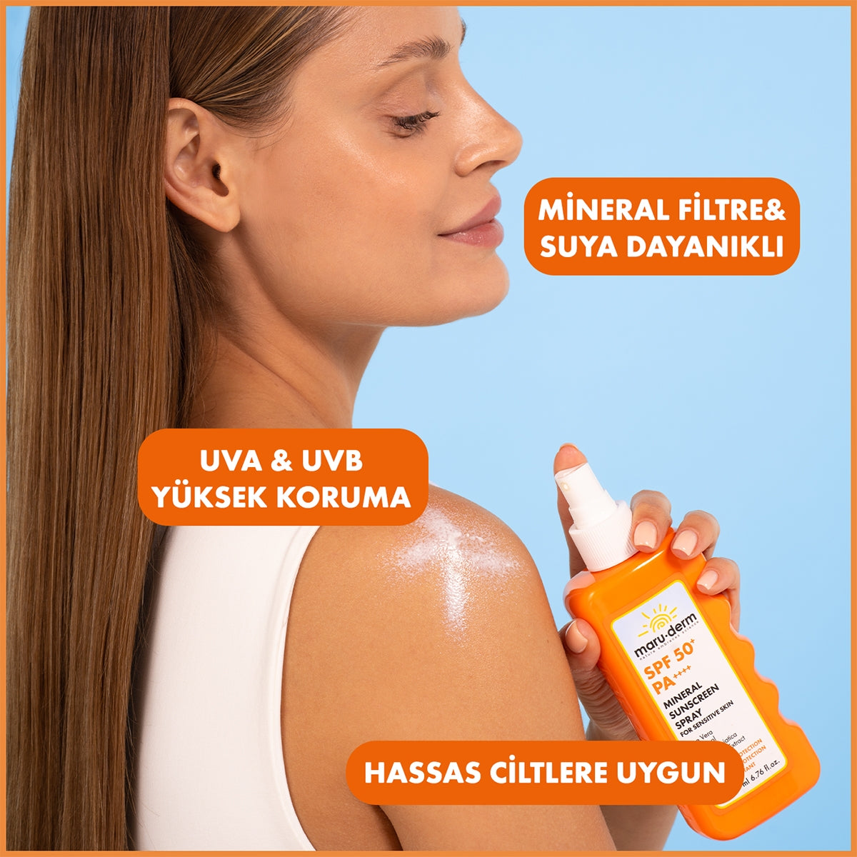 Mineral Güneş Spreyi SPF50 200 ml
