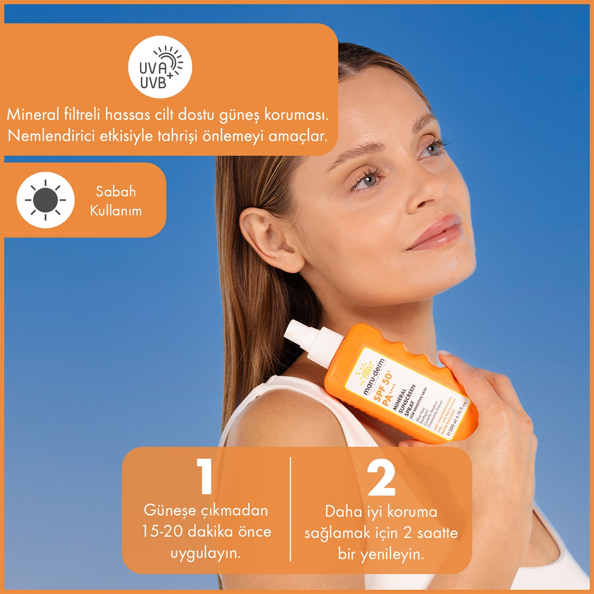 Mineral Güneş Spreyi SPF50 200 ml