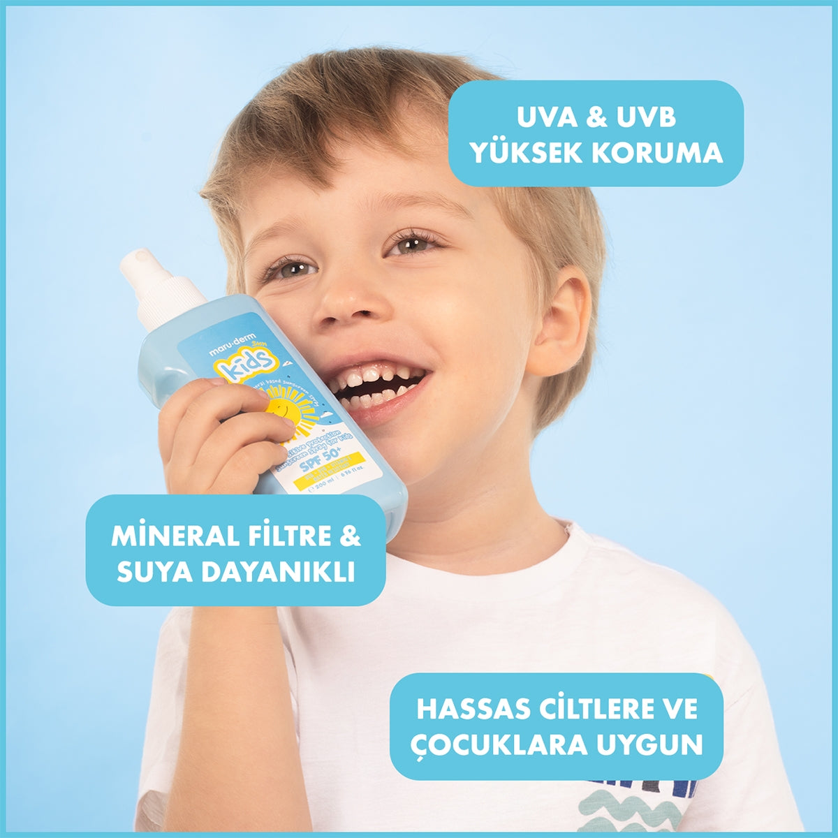 Kids Güneş Spreyi SPF50 200 ml