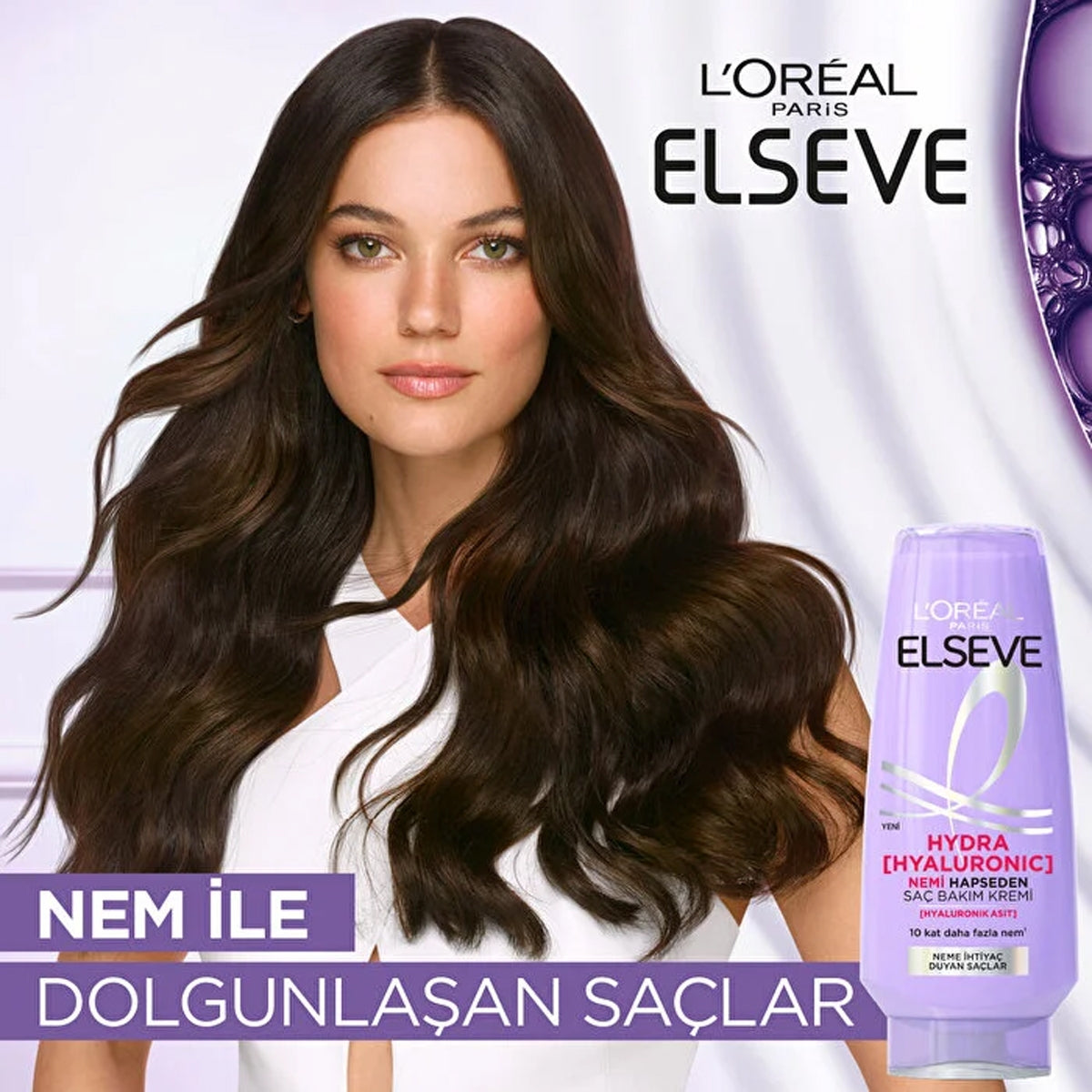 Elseve Hyaluronic Nem Saç Kremş 250 Ml
