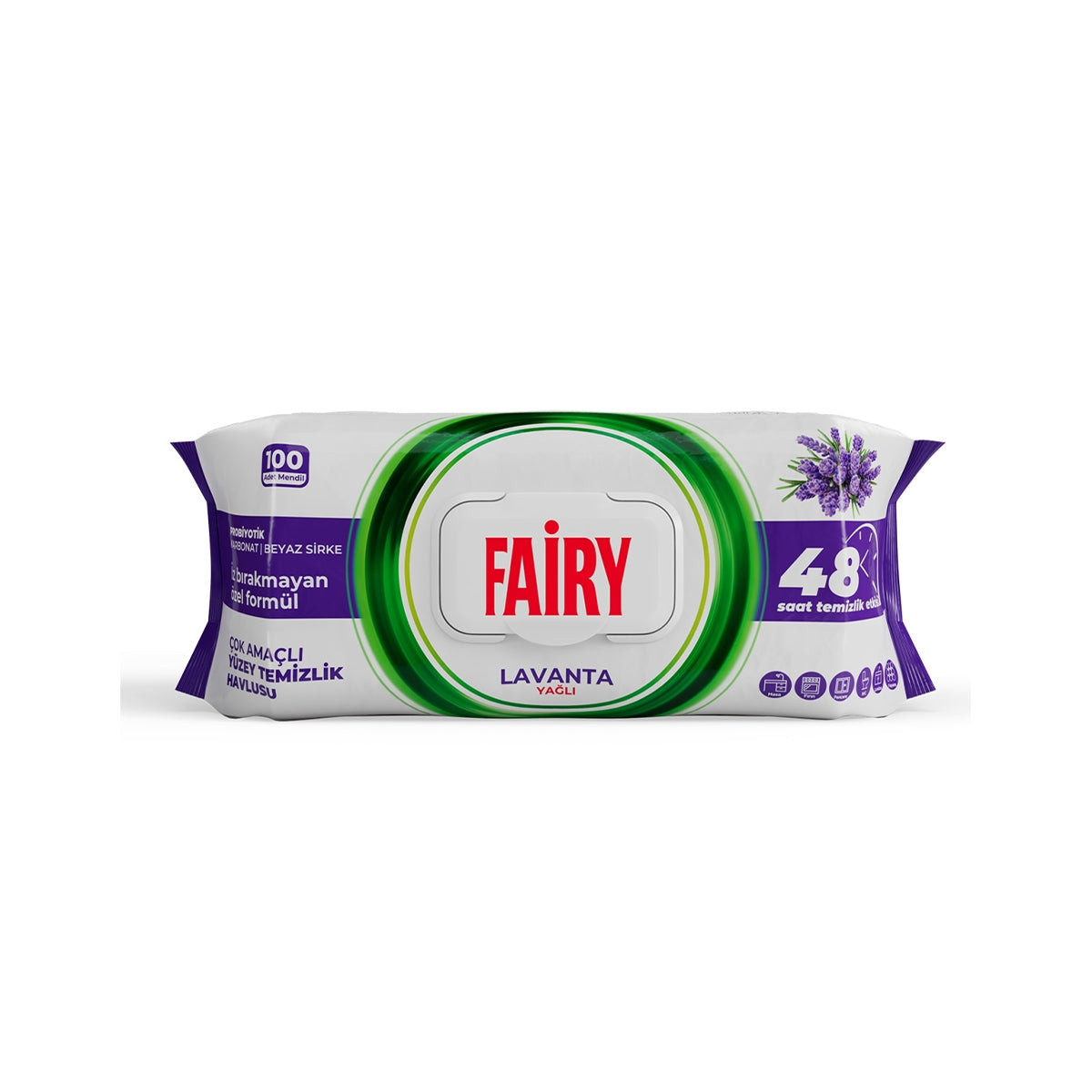 Fairy Lavanta Yağlı Yüzey Temizlik Havlusu 100'lü
