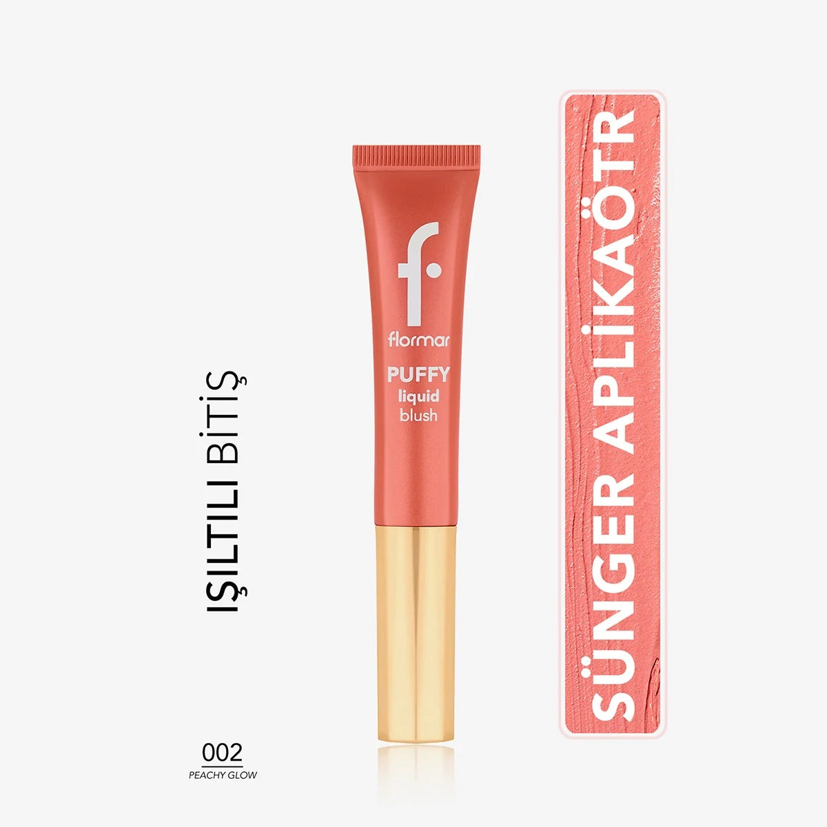 FLORMAR Puffy Likit Allık 002 Peachy Glow